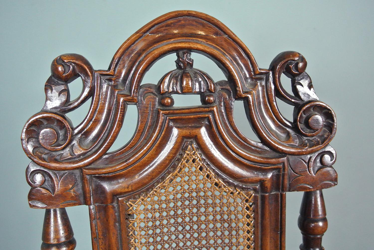William and Mary Baroque Walnut Chair c.1690 1
