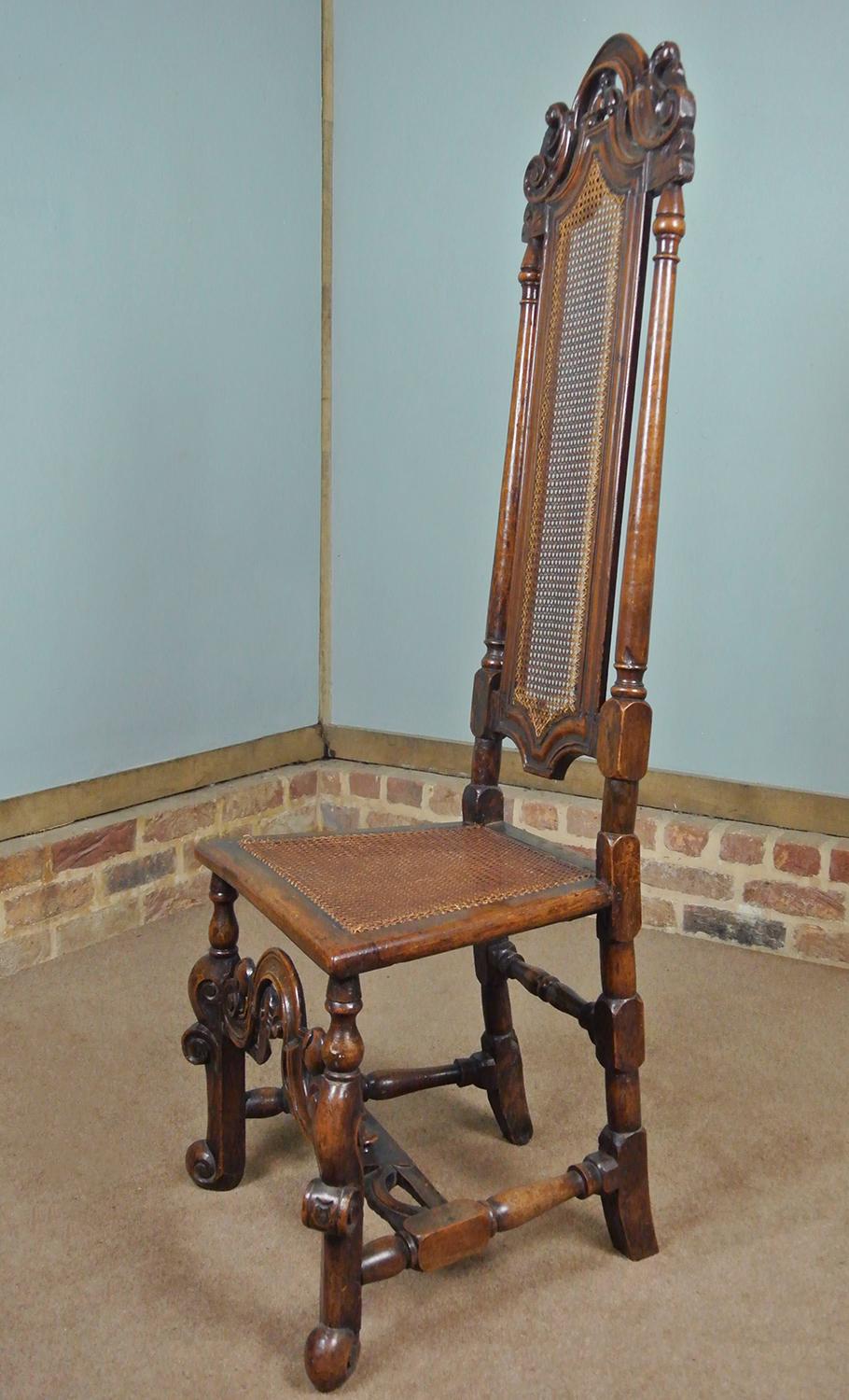 William and Mary Baroque Walnut Chair c.1690 4