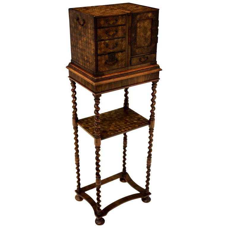 William and Mary Chest on Stand For Sale at 1stDibs