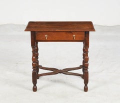 William and Mary Crossed Stretcher Table