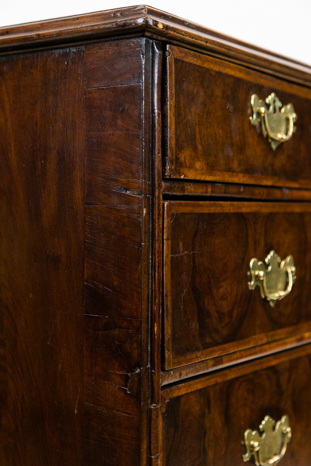 William and Mary Five Drawer Chest 2