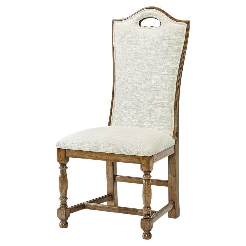 William and Mary High Back Dining Chair For Sale