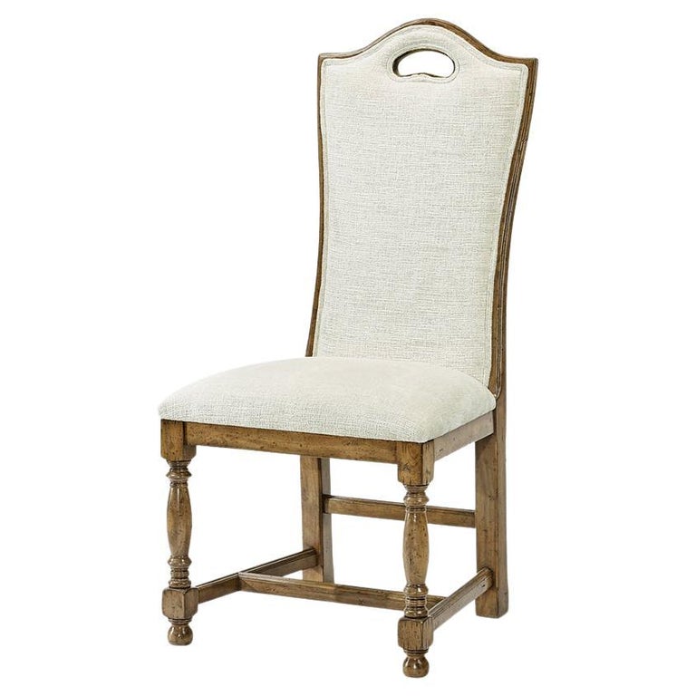 William and Mary High Back Dining Chair For Sale at 1stDibs