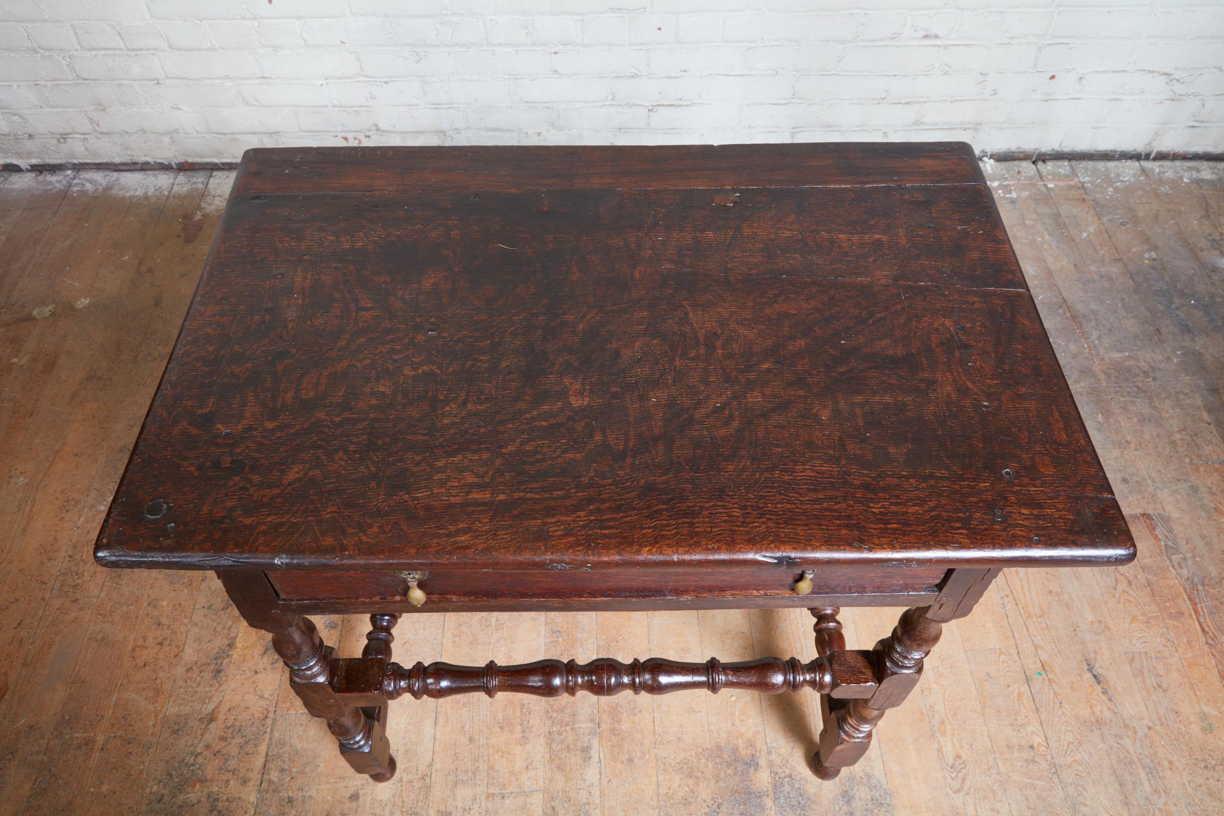 William and Mary Oak Table For Sale 6
