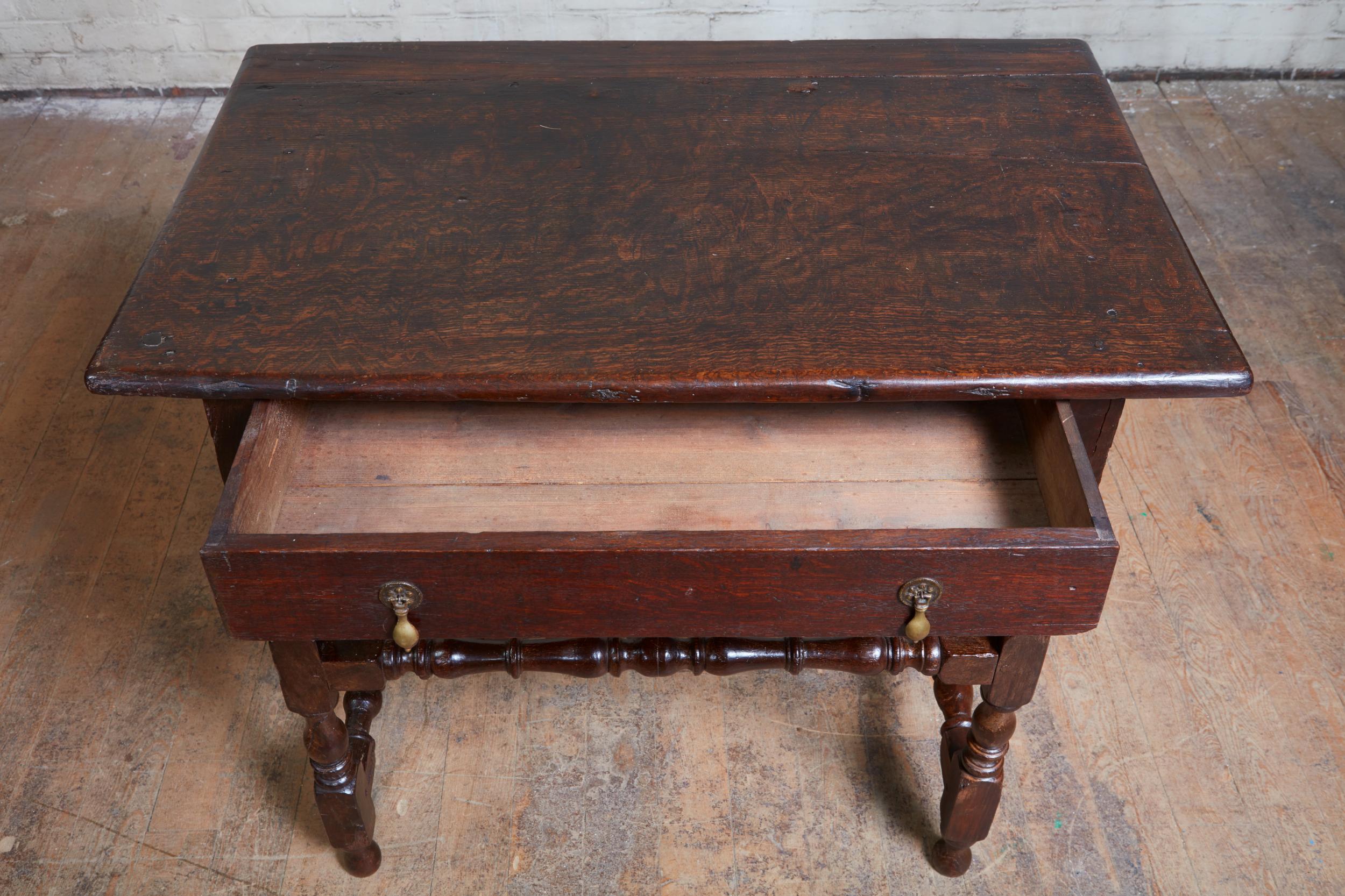 William and Mary Oak Table For Sale 2