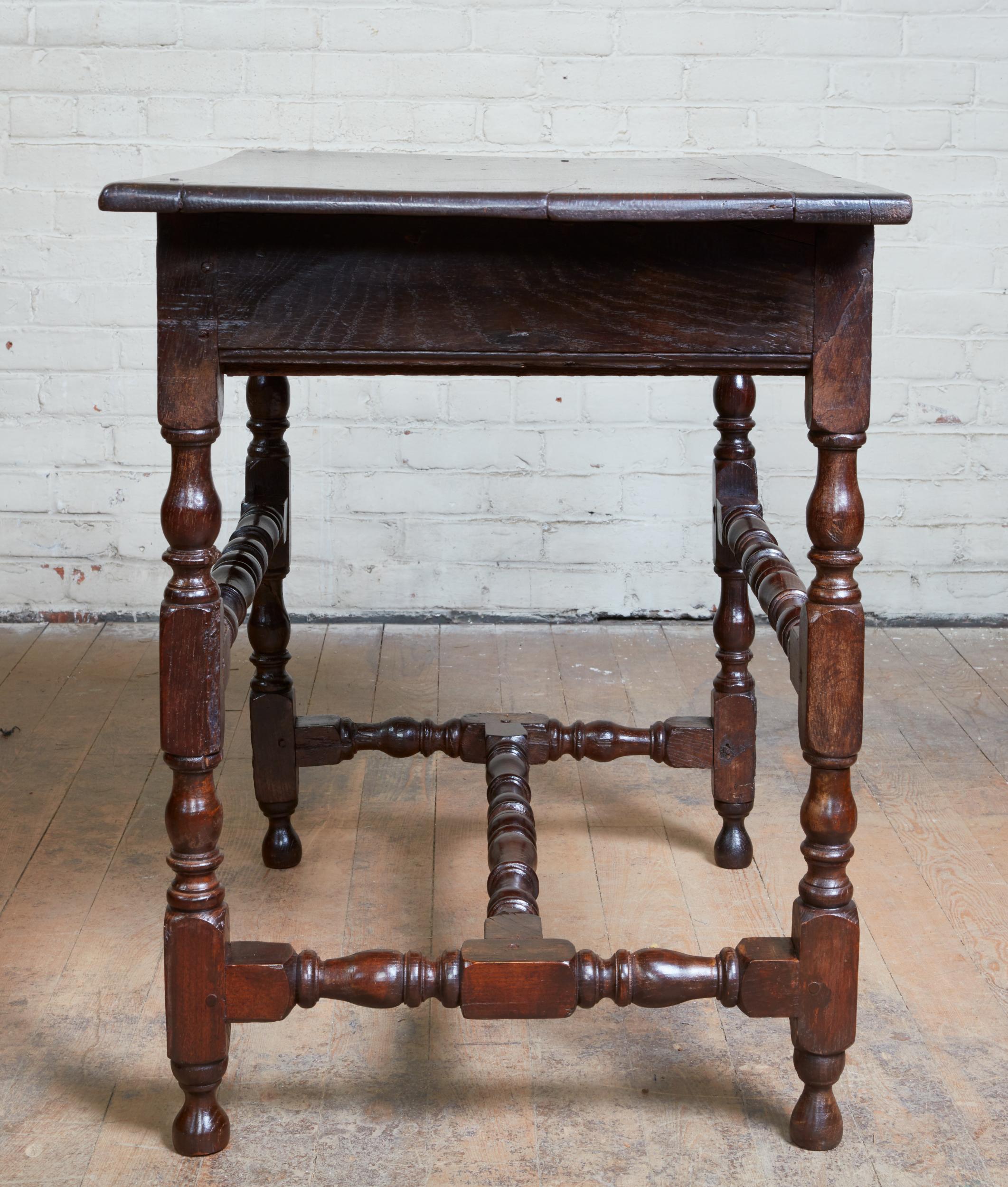 William and Mary Oak Table For Sale 4