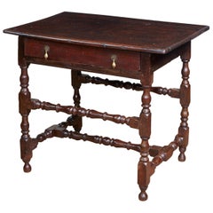 William and Mary Oak Table