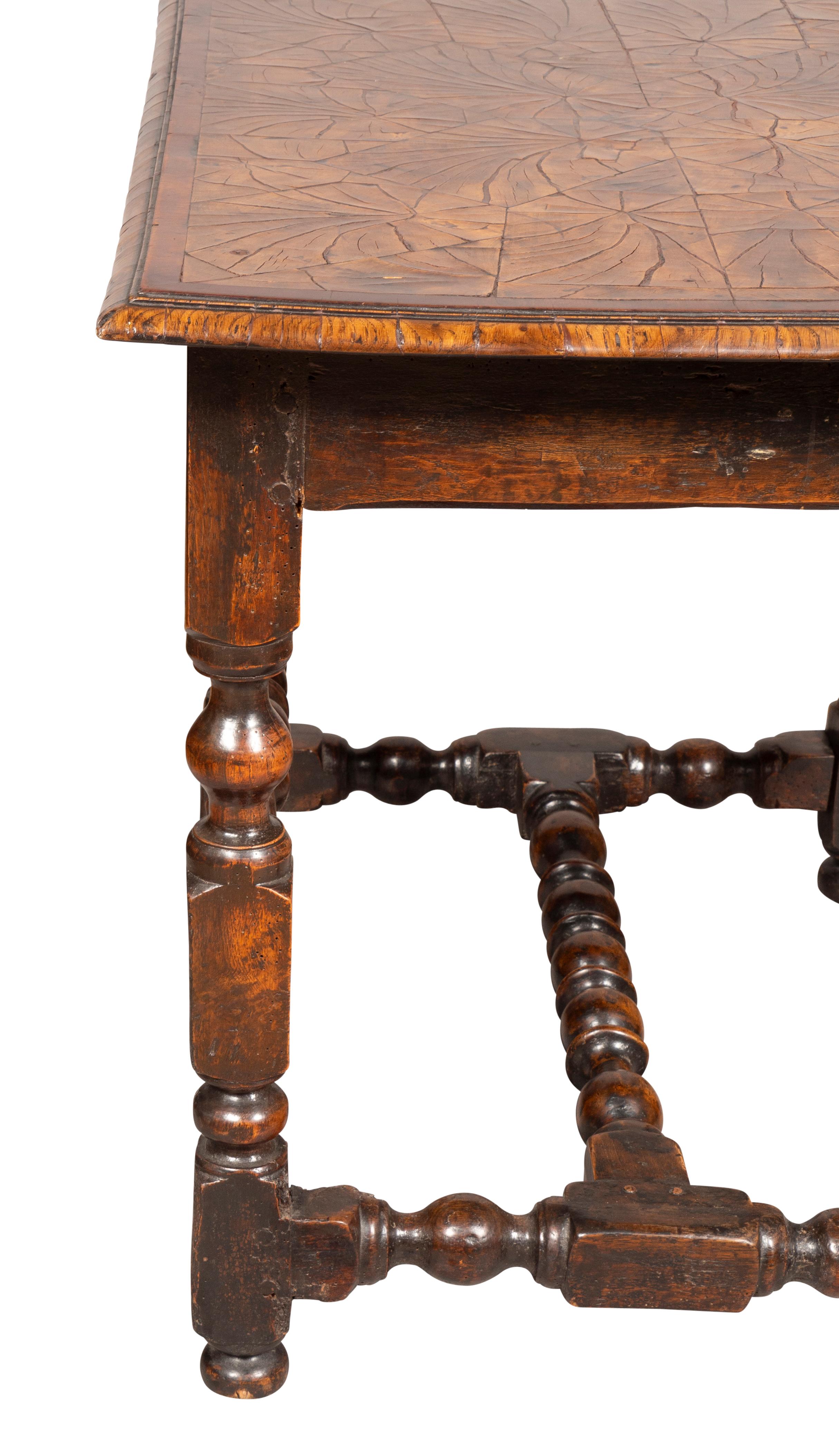 William And Mary Oak Tavern Table For Sale 6