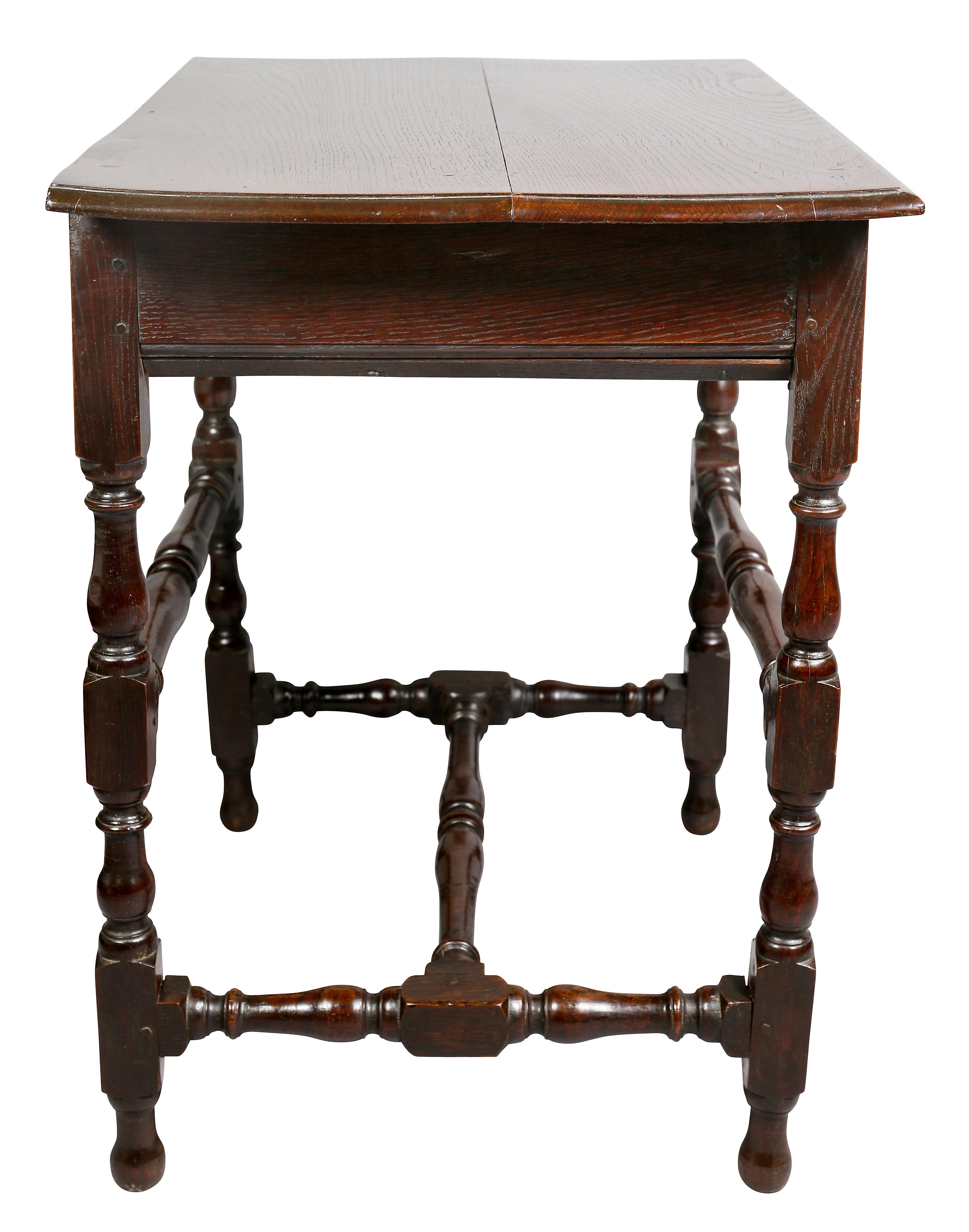William and Mary Oak Tavern Table 4