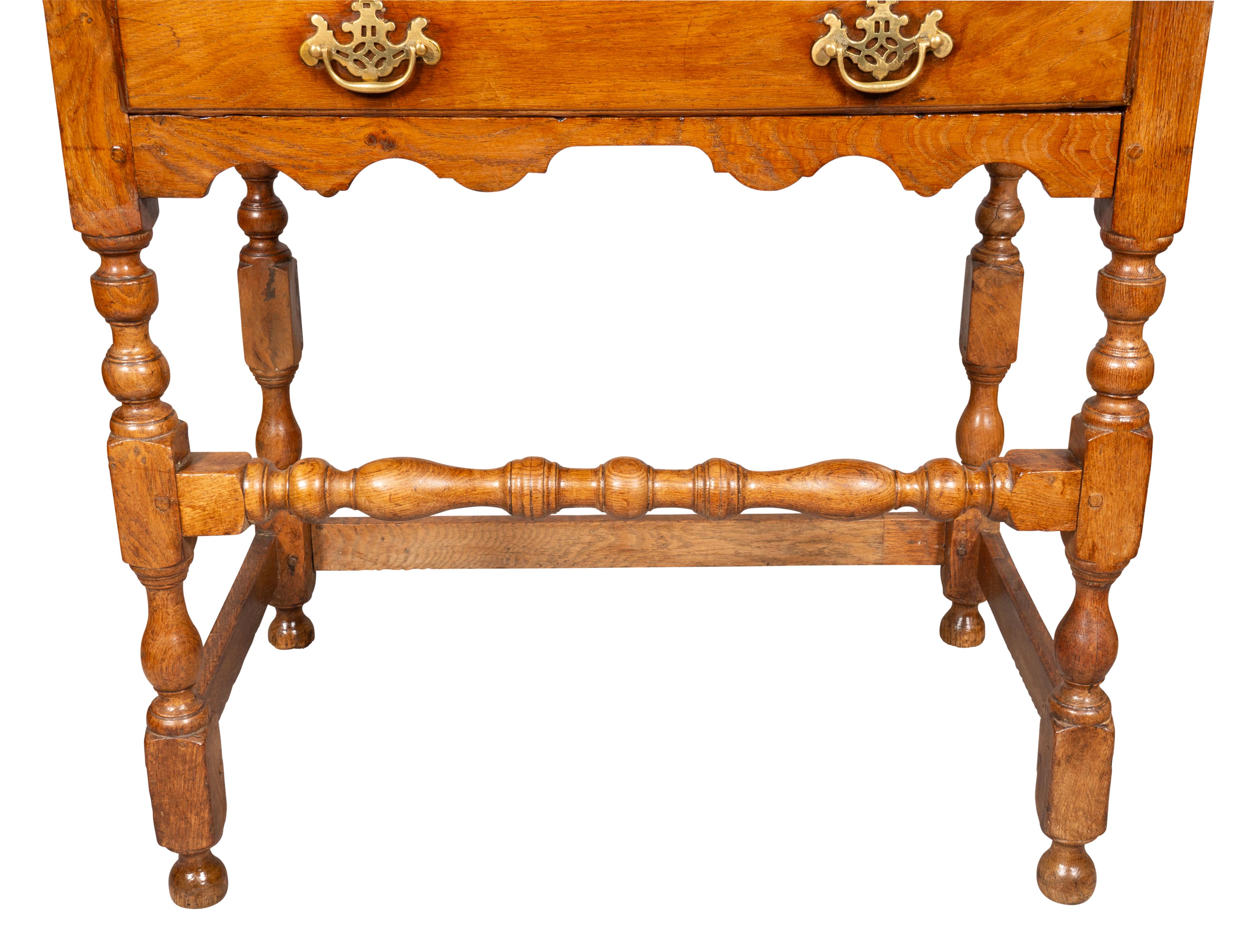 William And Mary Oak Tavern Table For Sale 2