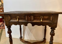 William and Mary Oak Writing Table, c. 1690-1700