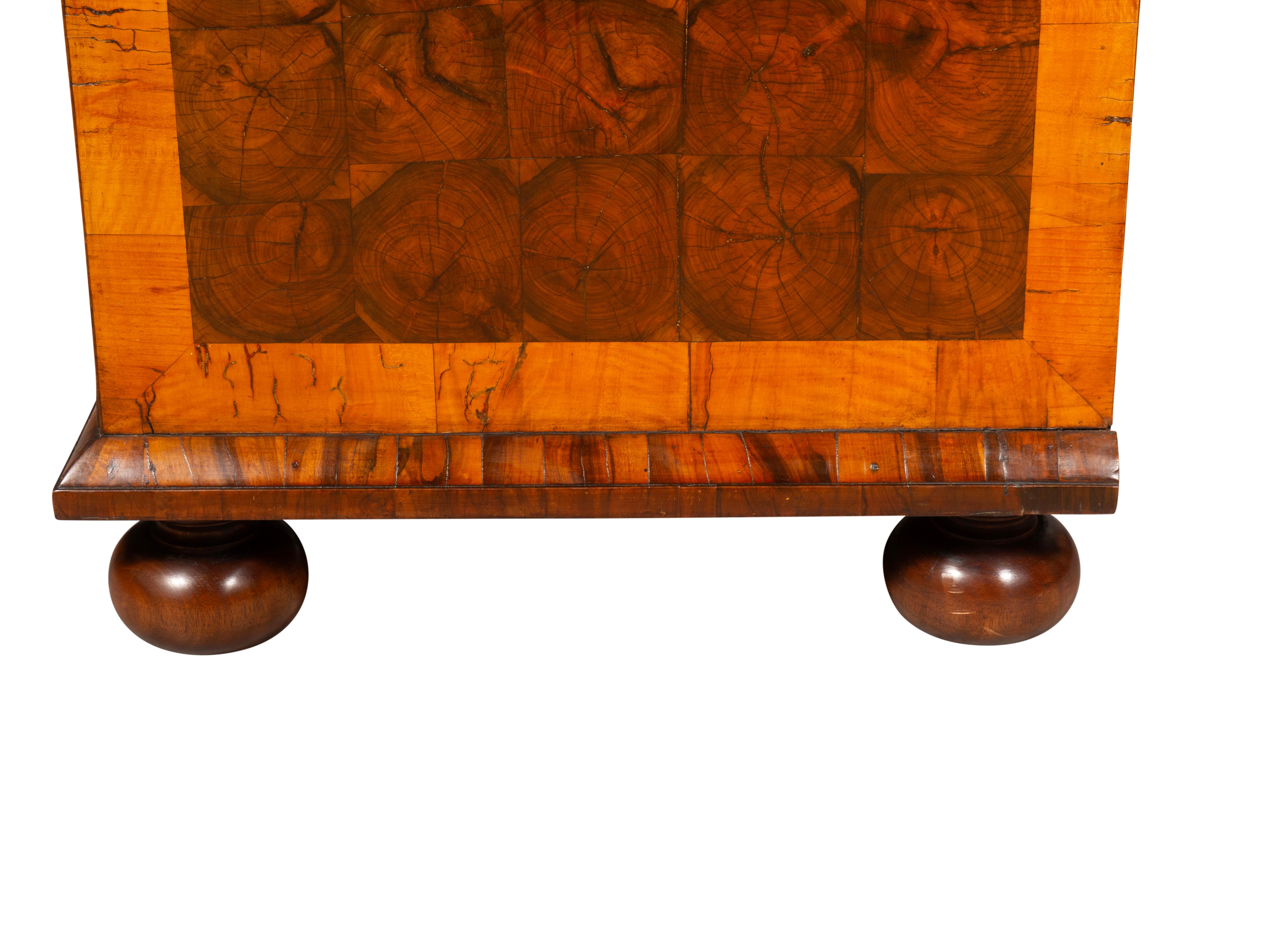 William and Mary Oyster Veneer Chest of Drawers 11