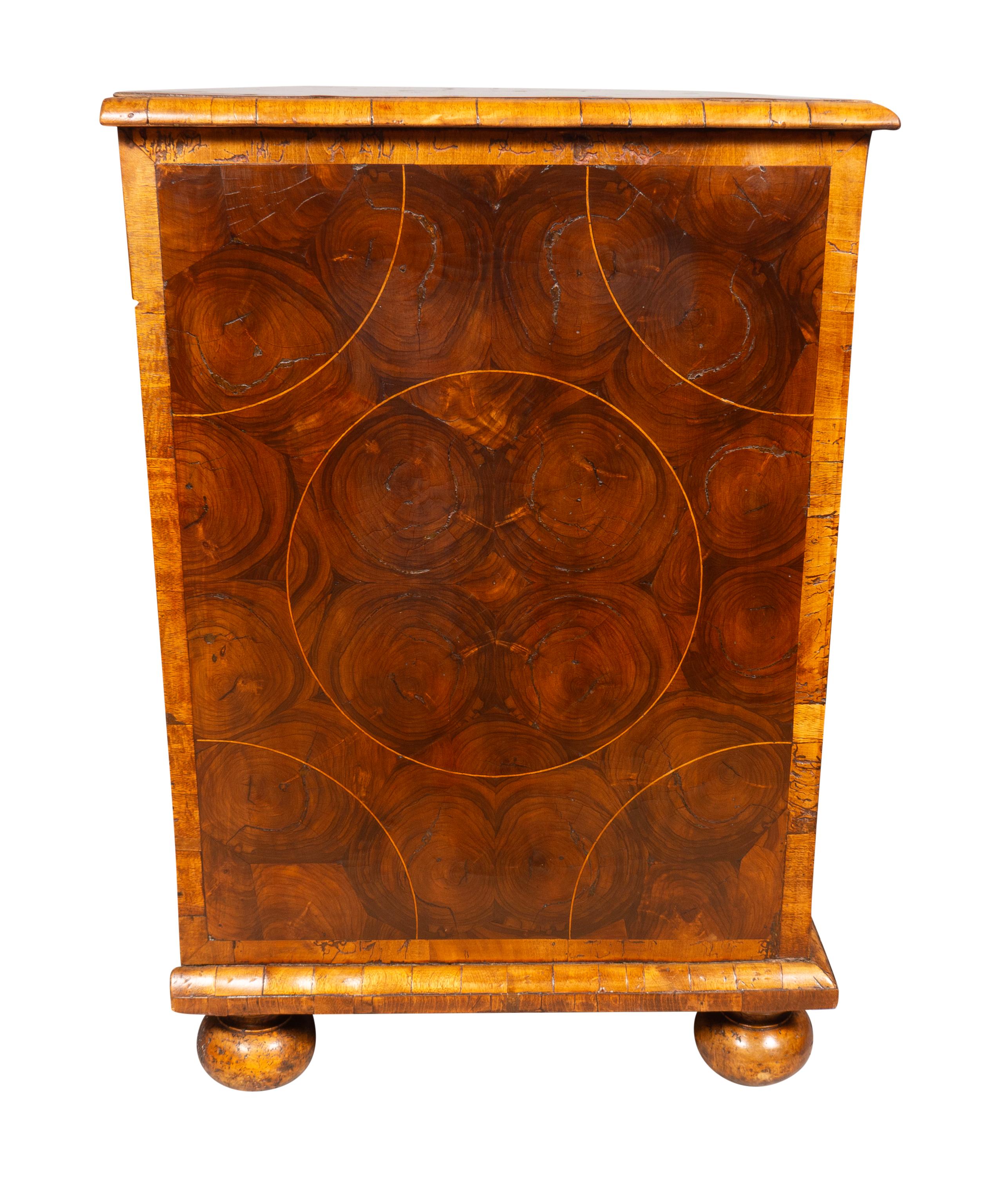 William and Mary William And Mary Oyster Veneer Chest Of Drawers