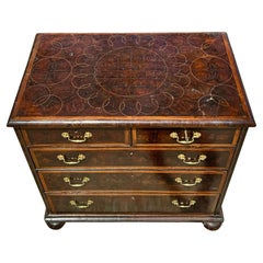 William and Mary Oyster Veneer Chest of Drawers