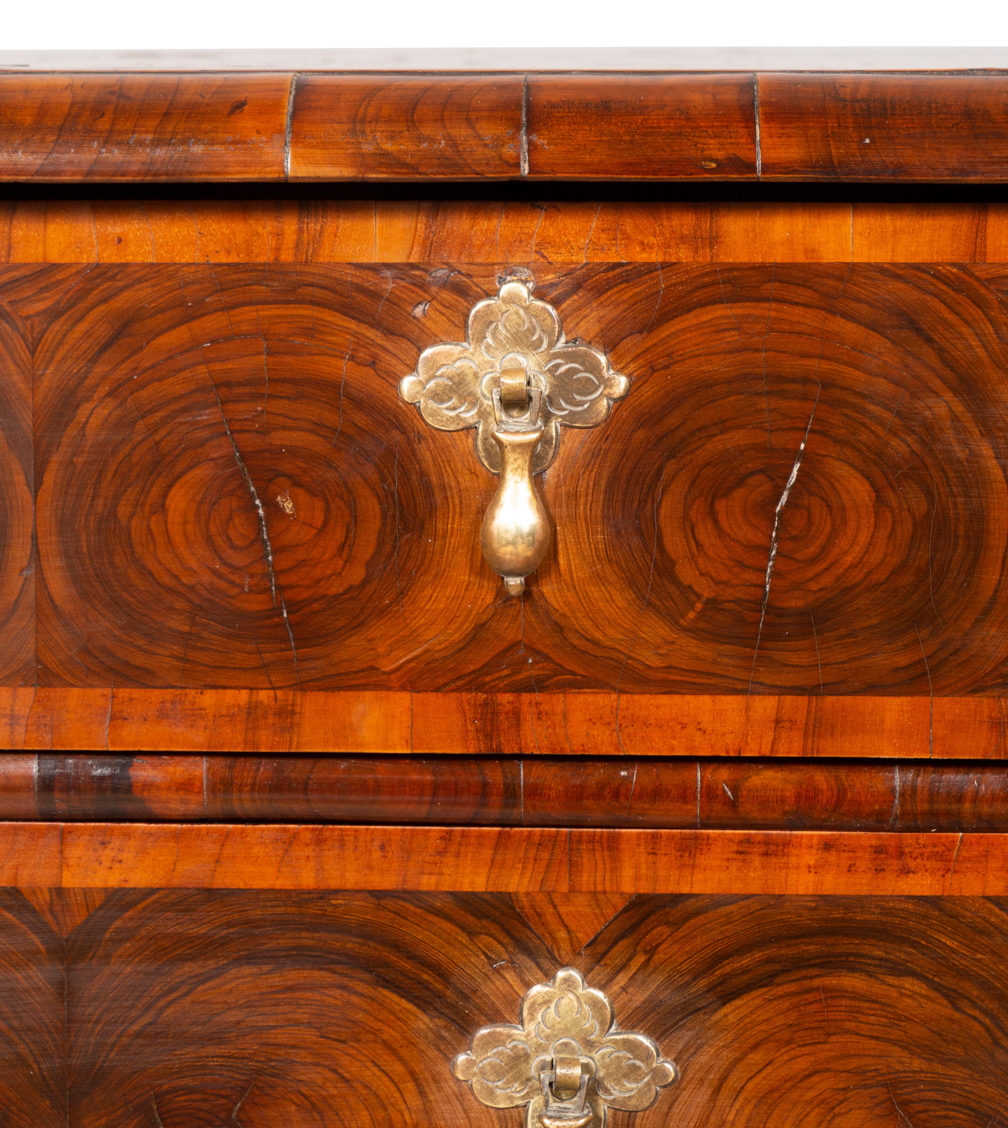 William and Mary Oyster Veneer Chest on Stand 13