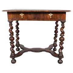 William And Mary Oyster Veneer Table