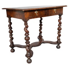 William & Mary Table en placage d'huître