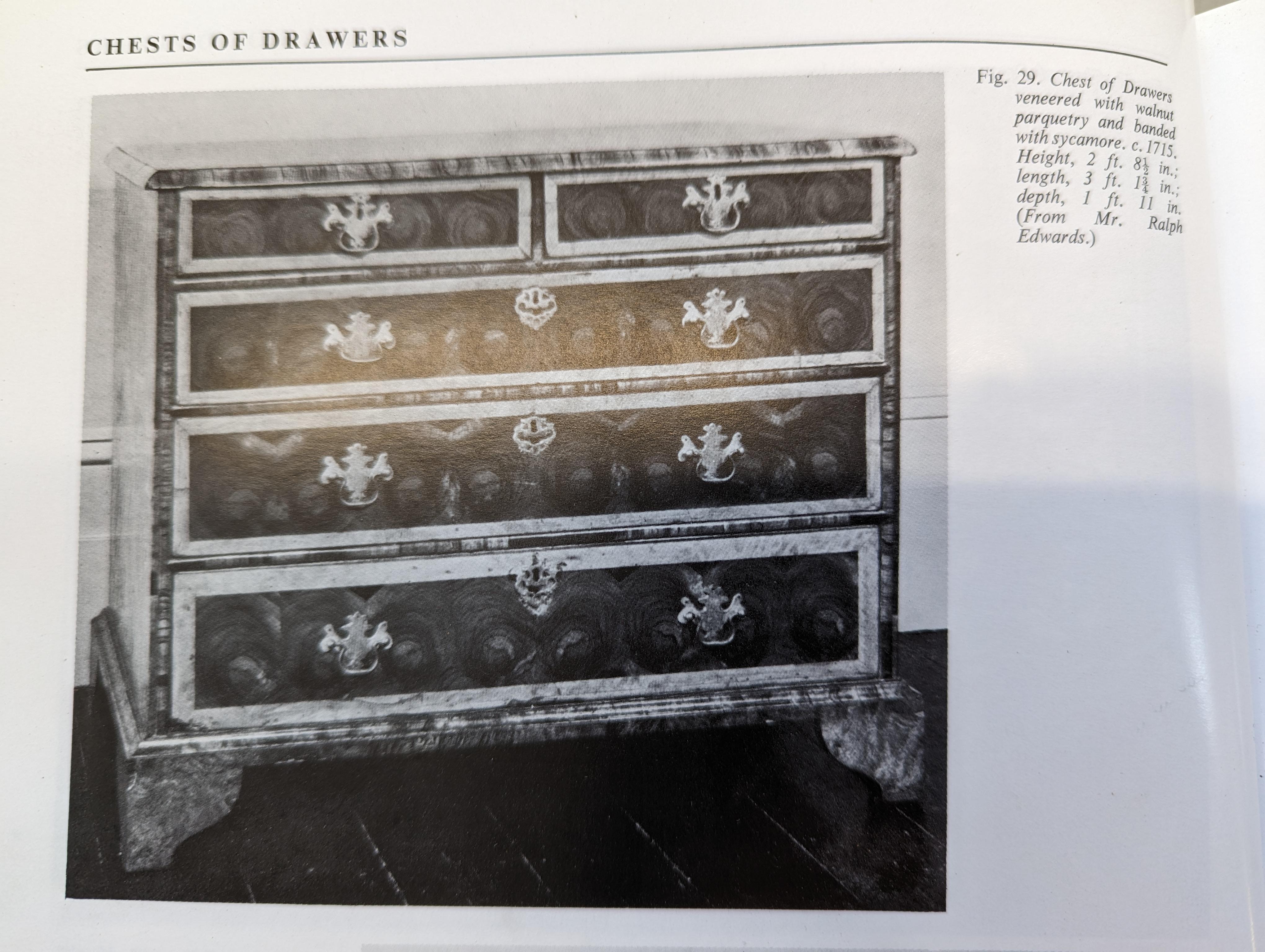 William and Mary Oysterwood Chest For Sale 6