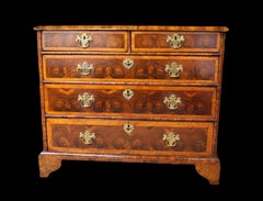 William and Mary Oysterwood Chest