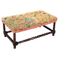 William & Mary Long Hocker aus der Zeit