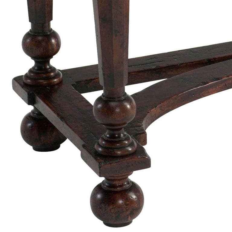 William and Mary Plank Top Console Table In New Condition For Sale In Westwood, NJ