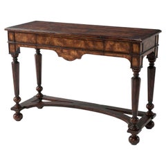 William and Mary Plank Top Console Table