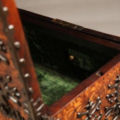 William and Mary Seaweed Marquetry Strong Box Firmly Attributed to Gerrit Jensen
