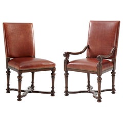 William and Mary Style Dining Chairs