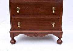 William and Mary Style Mahogany Chest of Drawers