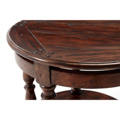 William and Mary Style Round Side Table