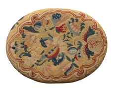 William And Mary Style Walnut Foot Stool