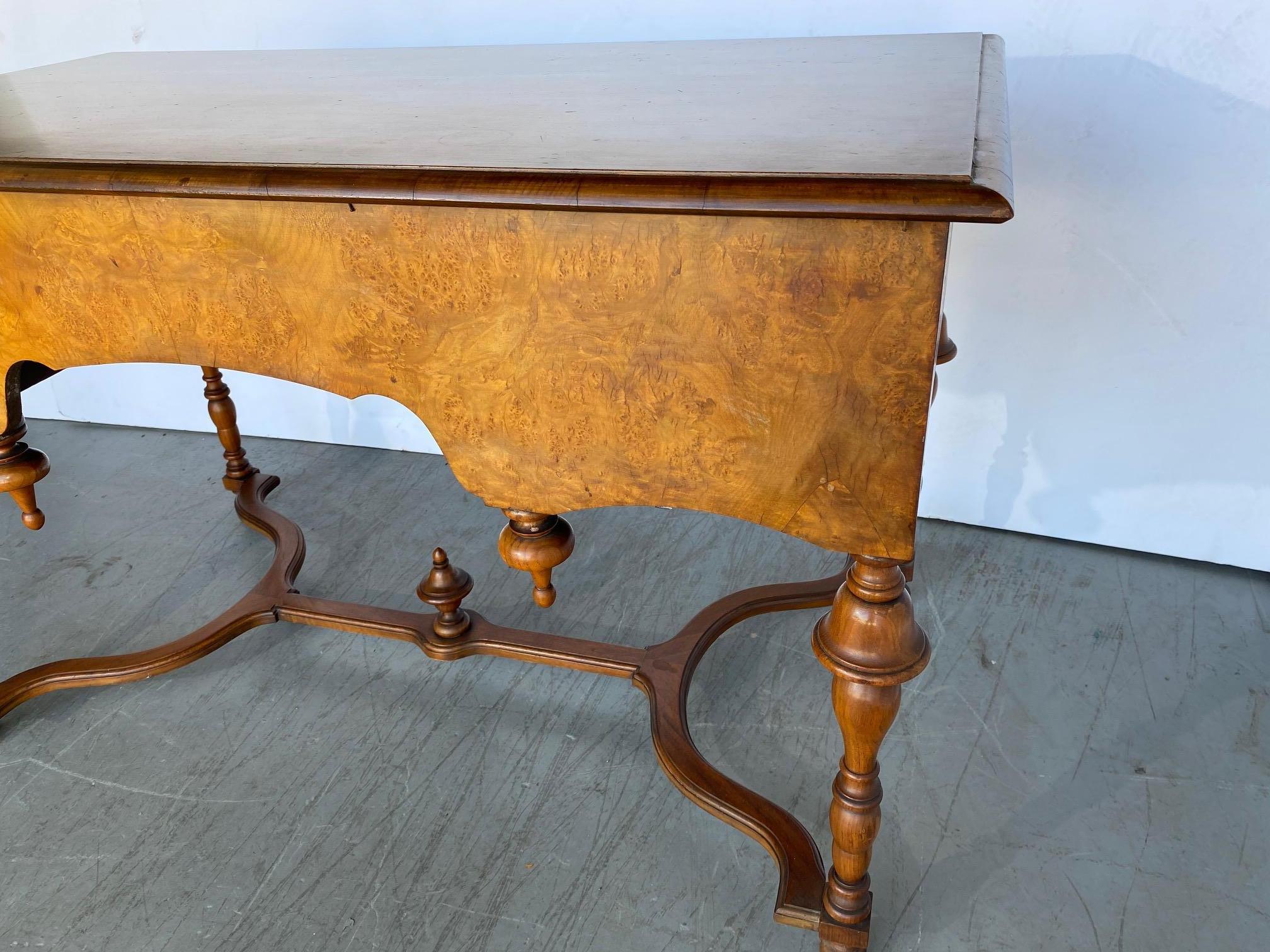 Mid-20th Century William and Mary Style Writhing Desk by John a Colby 