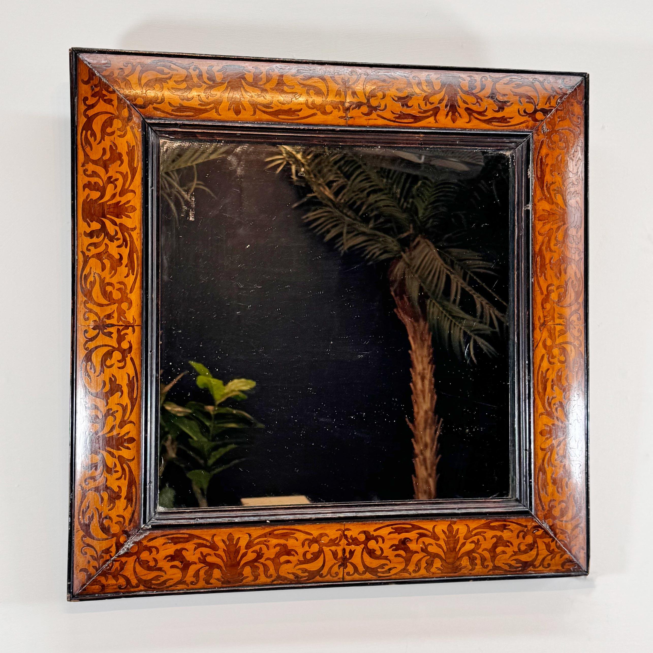 Miroir en marqueterie de noyer et d'algues William & Mary Circa 1690 Bon état - En vente à Hastings, GB