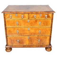William and Mary Walnut Chest Of Drawers