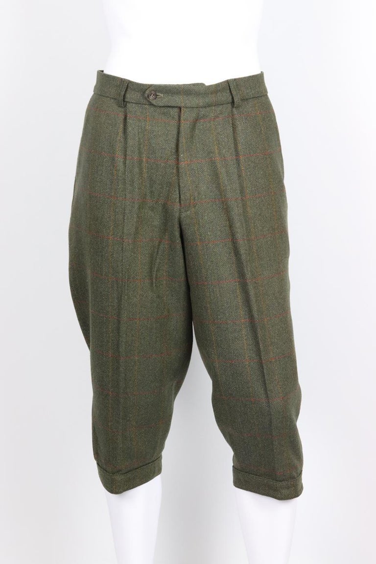Wool-Blend Tweed Pants
