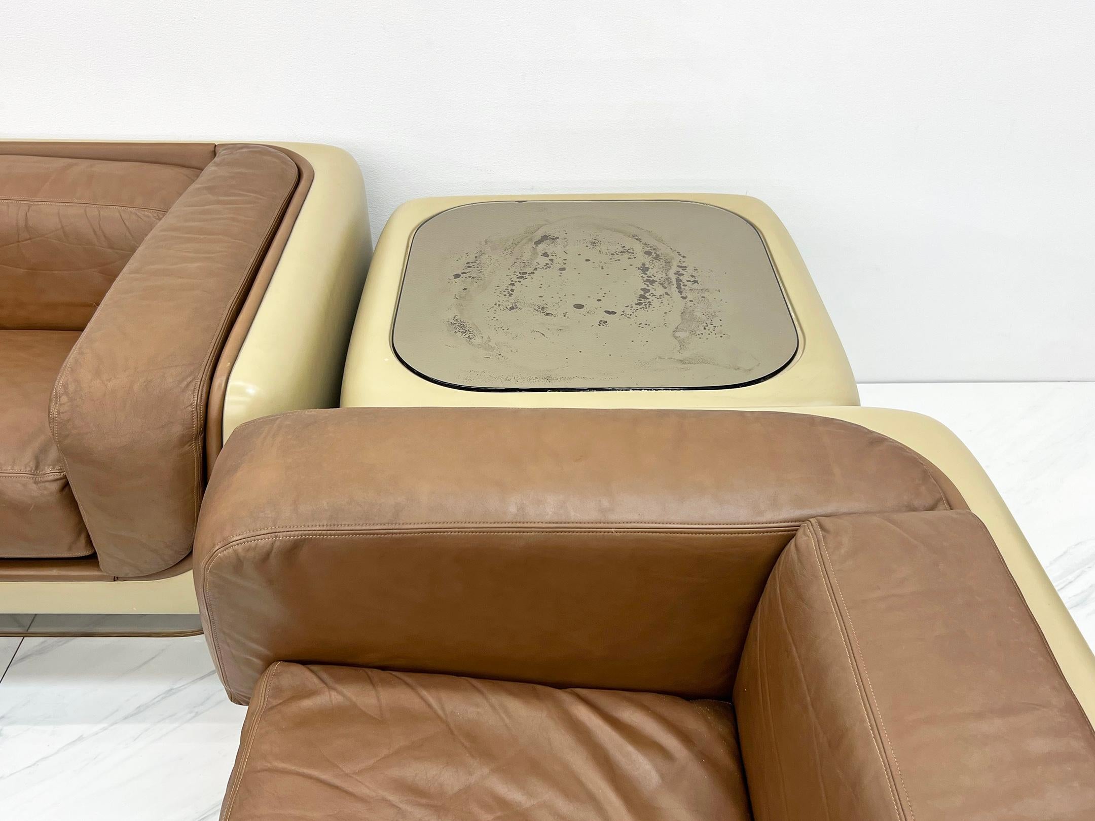 Late 20th Century William Andrus for Steelcase Space Age, Sofa, Chair, Living Room Suite, 1970's