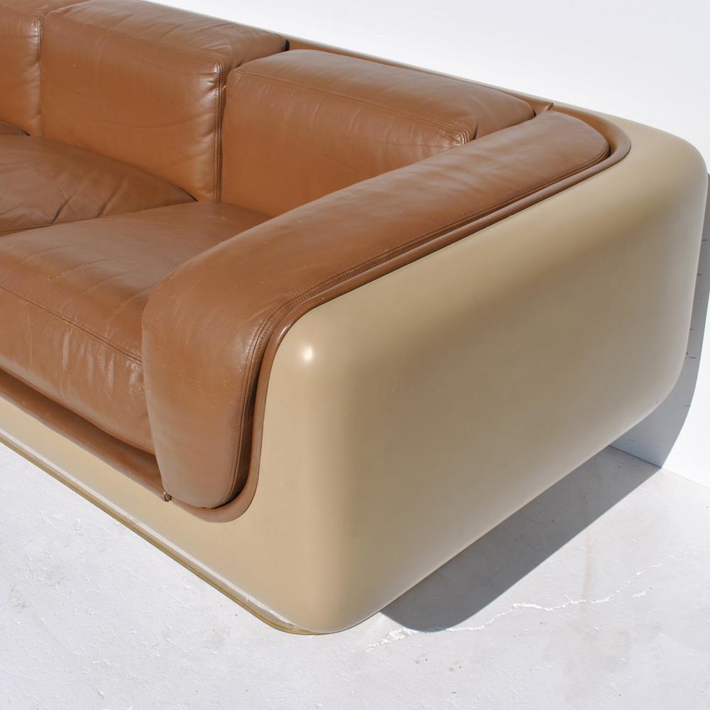 Mid-Century Modern William Andrus Steelcase #465 Soft Seating Sofa For Sale