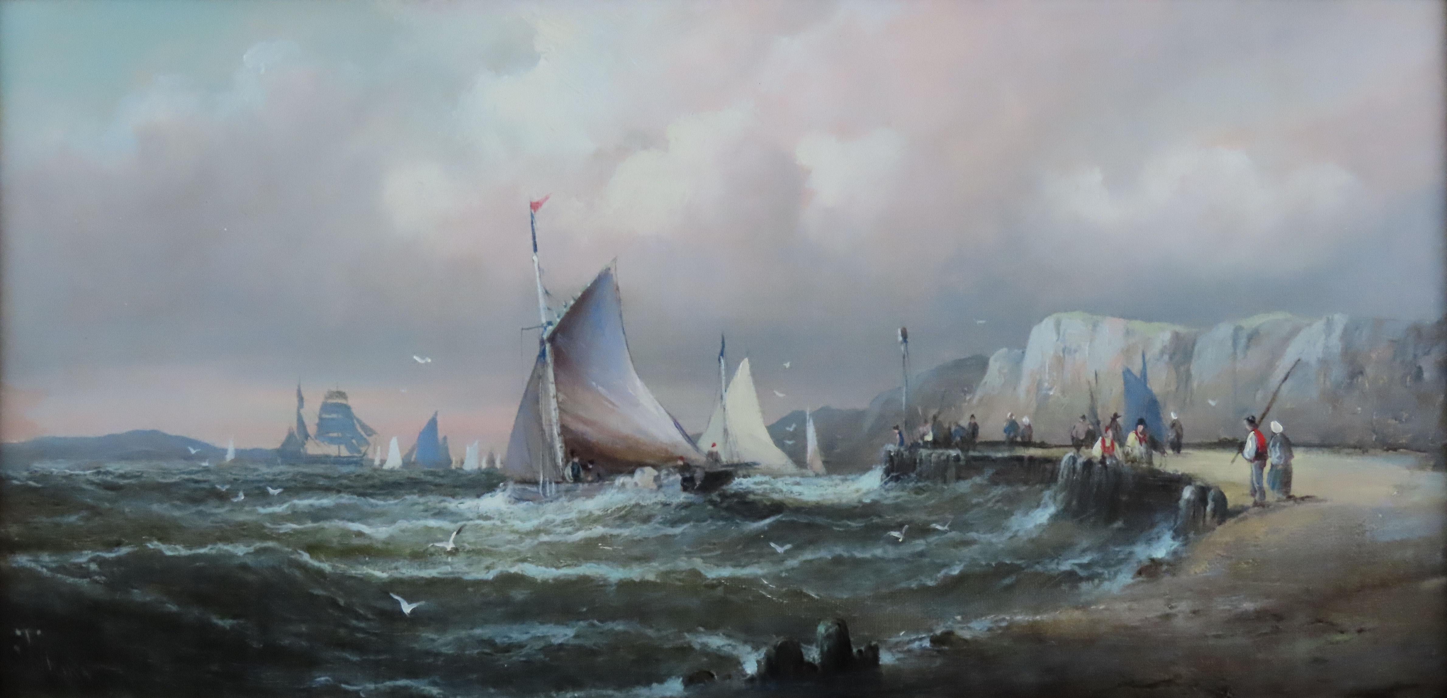 Coppia di dipinti a olio di William Anslow Thornley, 