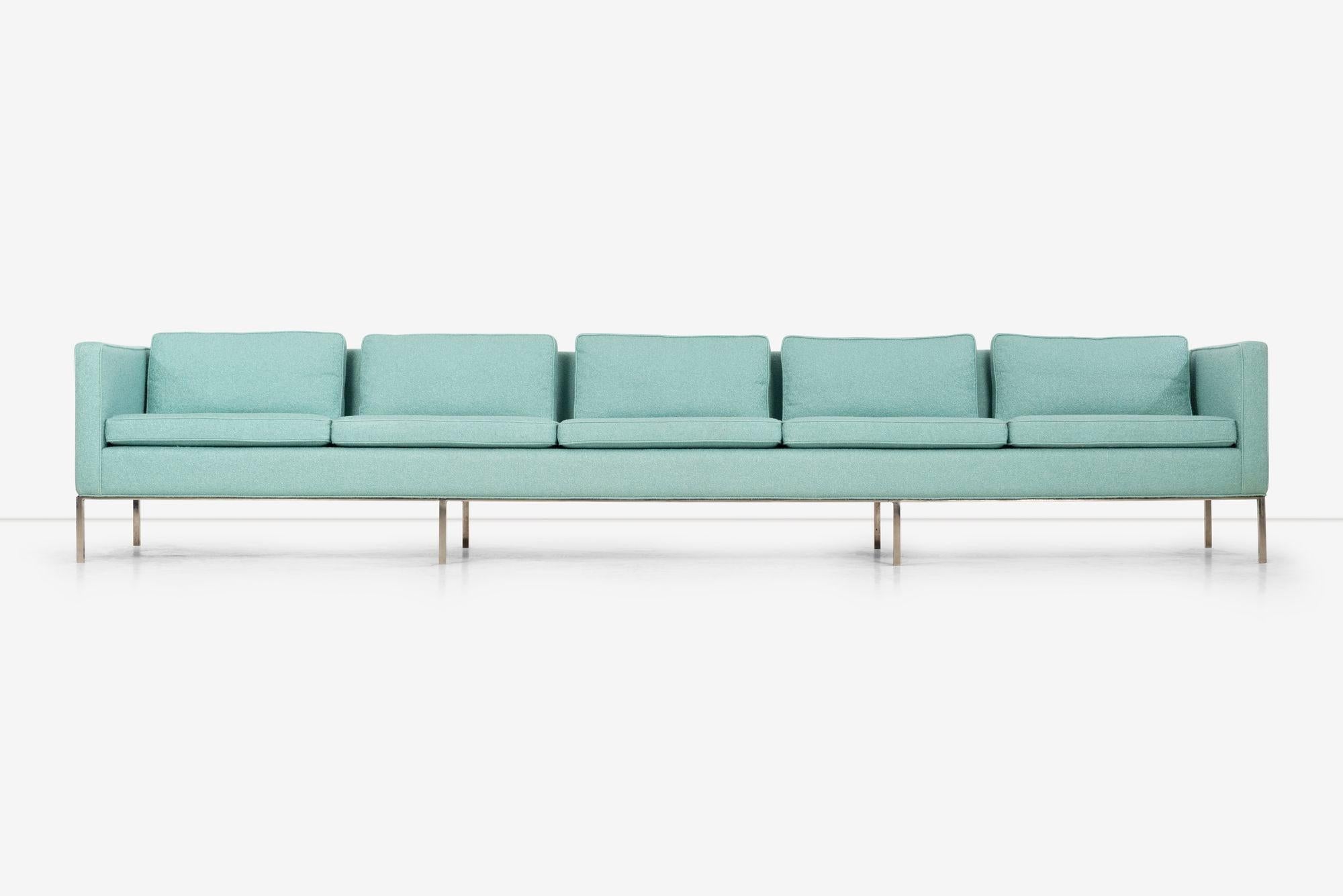 William Armbruster, maßgefertigtes monumentales fünfsitziges Sofa mit fünf Sitzen für Chase Manhattan (amerikanisch) im Angebot