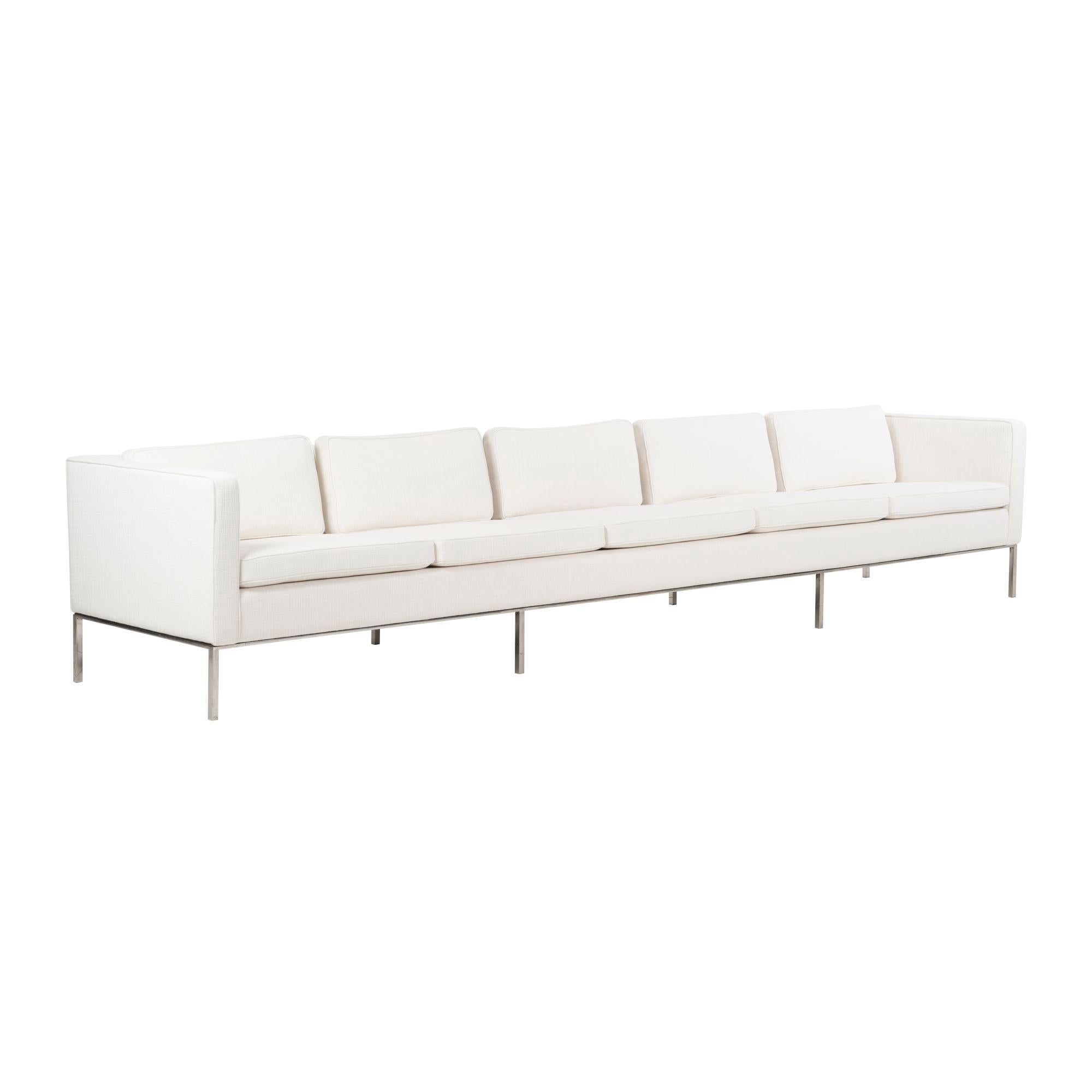 William Armbruster Monumental Five-Seat Sofa for Chase Manhattan Executive Offic For Sale 5