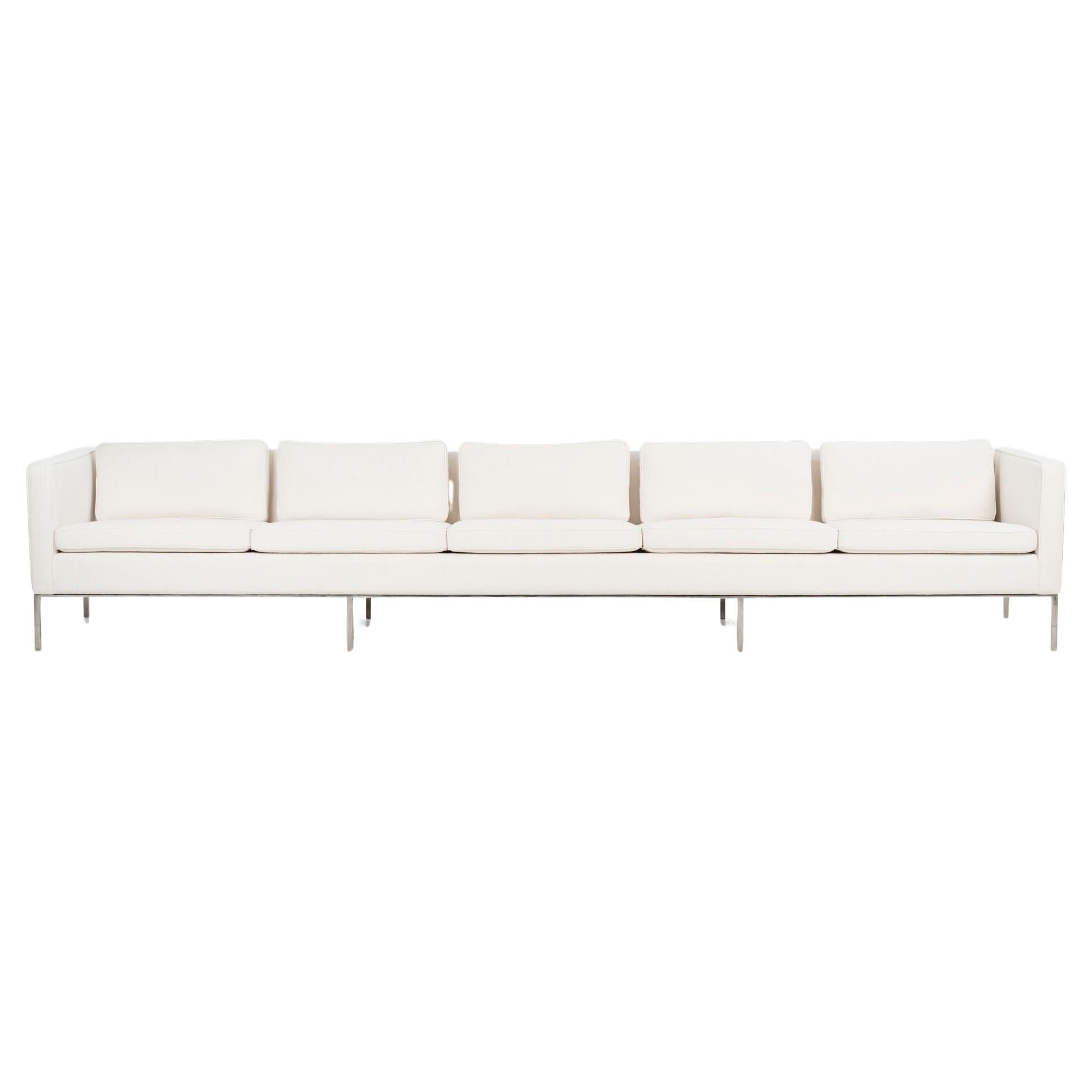 William Armbruster Monumental Five-Seat Sofa for Chase Manhattan Executive Offic For Sale