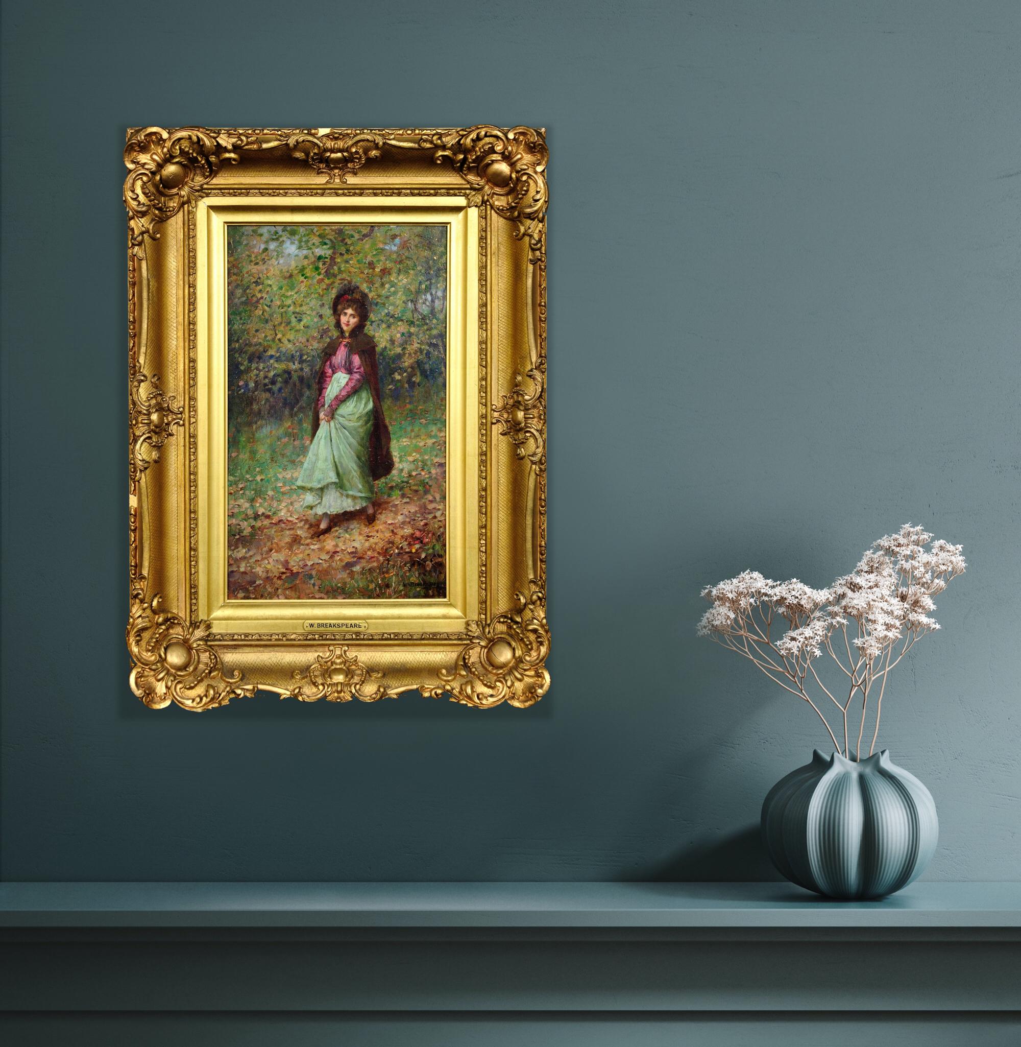 Cita en el parque Encuentro de jóvenes amantes a plena vista Arte victoriano en venta 3