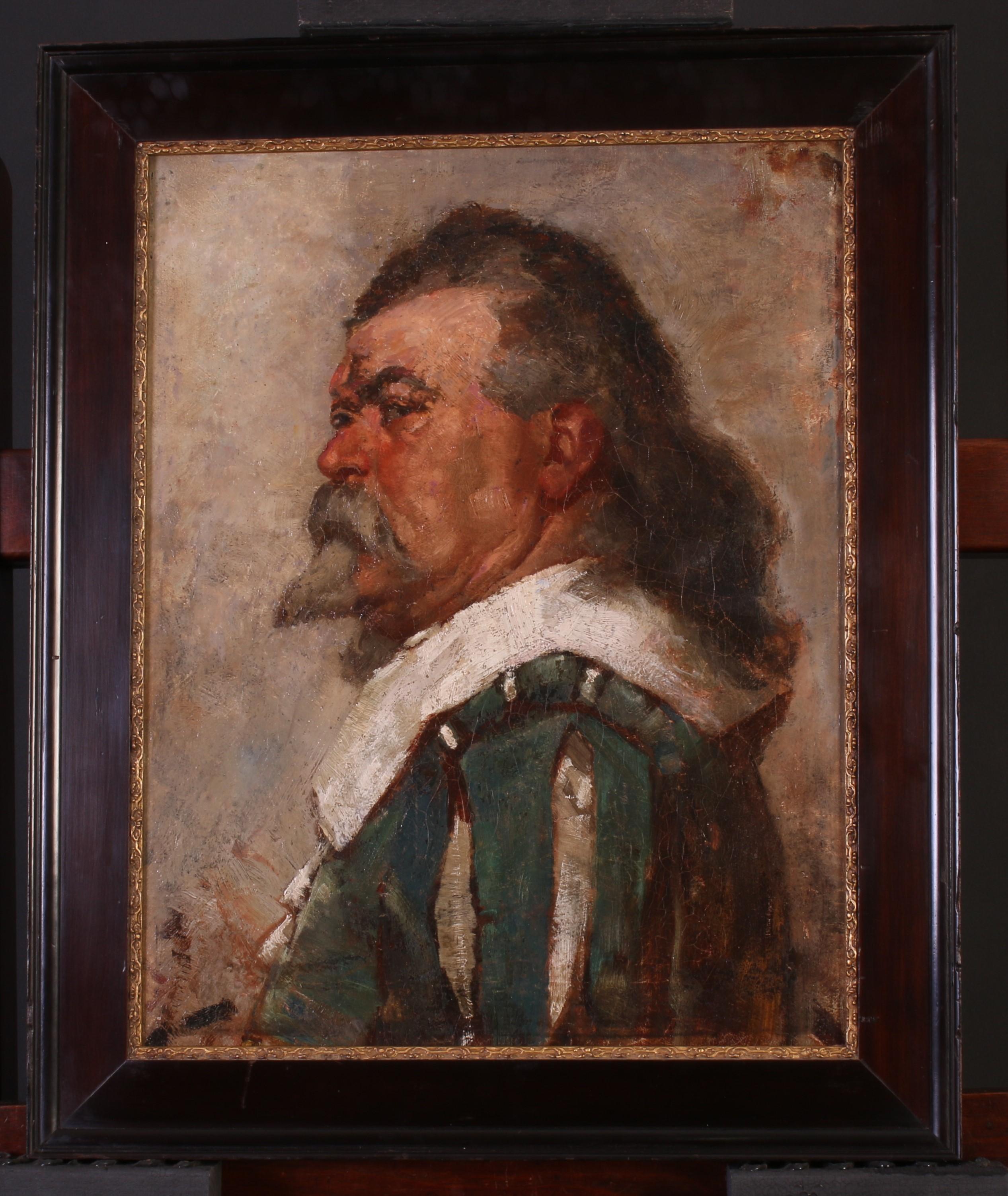 Portrait Painting William Arthur Breakspeare - Self-Portrait en Cavalier