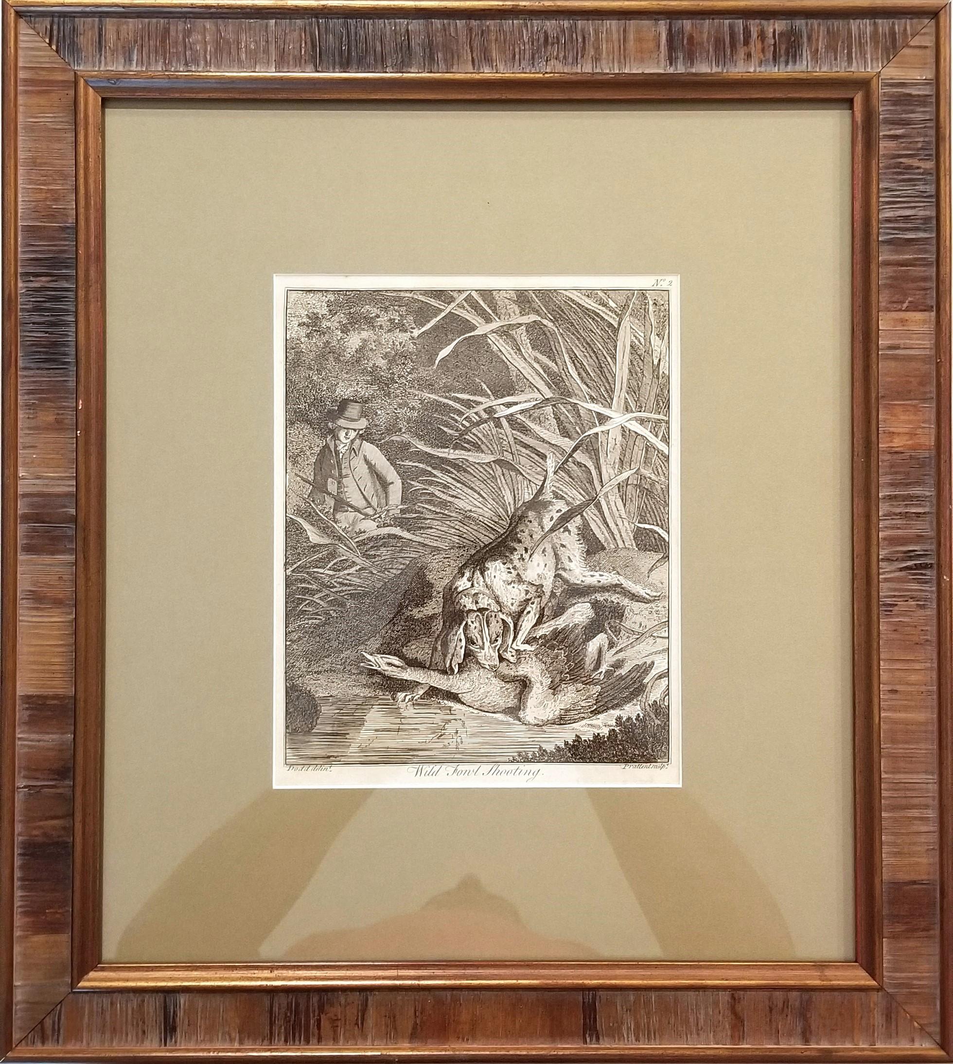 Wild Fowl Shooting /// Osbaldiston The British Sportsman Hunting Engraving Art - Print by William Augustus Osbaldiston