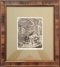 Les chasses de hiboux sauvages /// Osbaldiston The British Sportsman Hunting Engraving Art