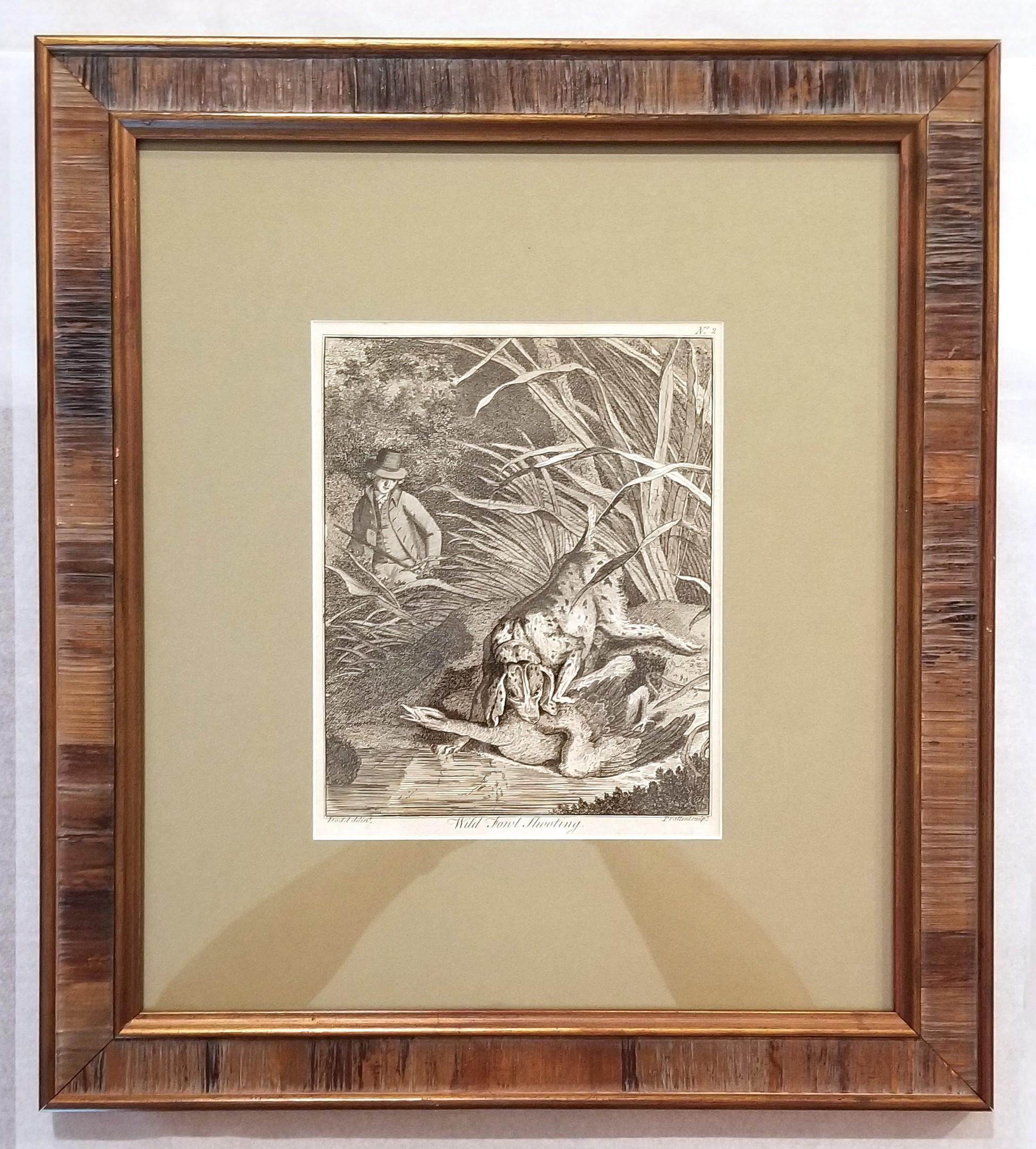 Wild Fowl Shooting /// Osbaldiston The British Sportsman Hunting Engraving Art - English School Print by William Augustus Osbaldiston