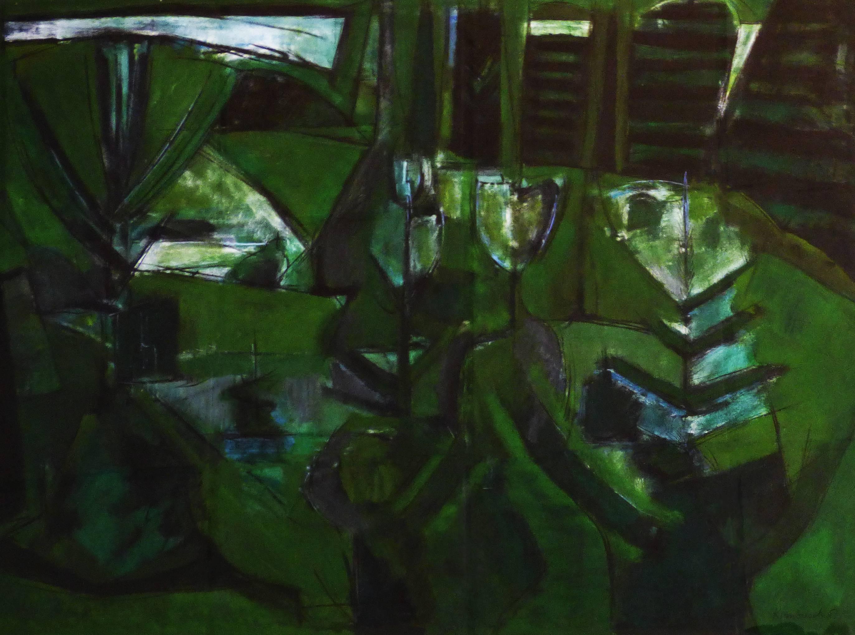 William Austin Kienbusch Abstract Painting - Camp Island I