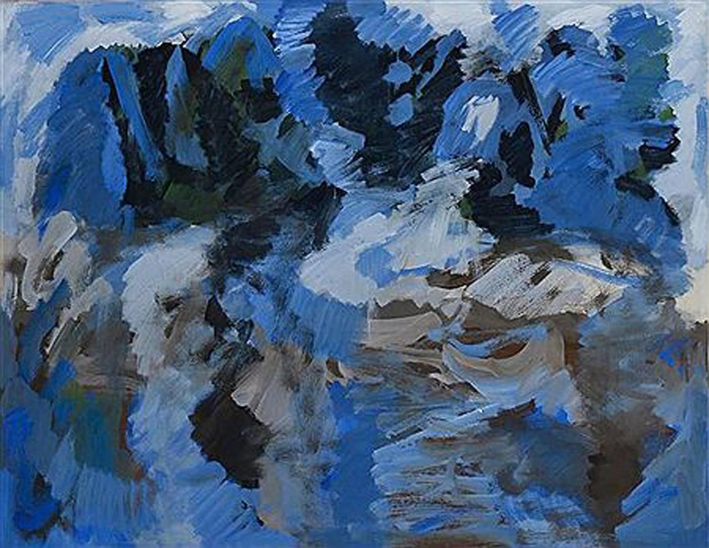 William Austin Kienbusch Abstract Painting - Penobscot Bay