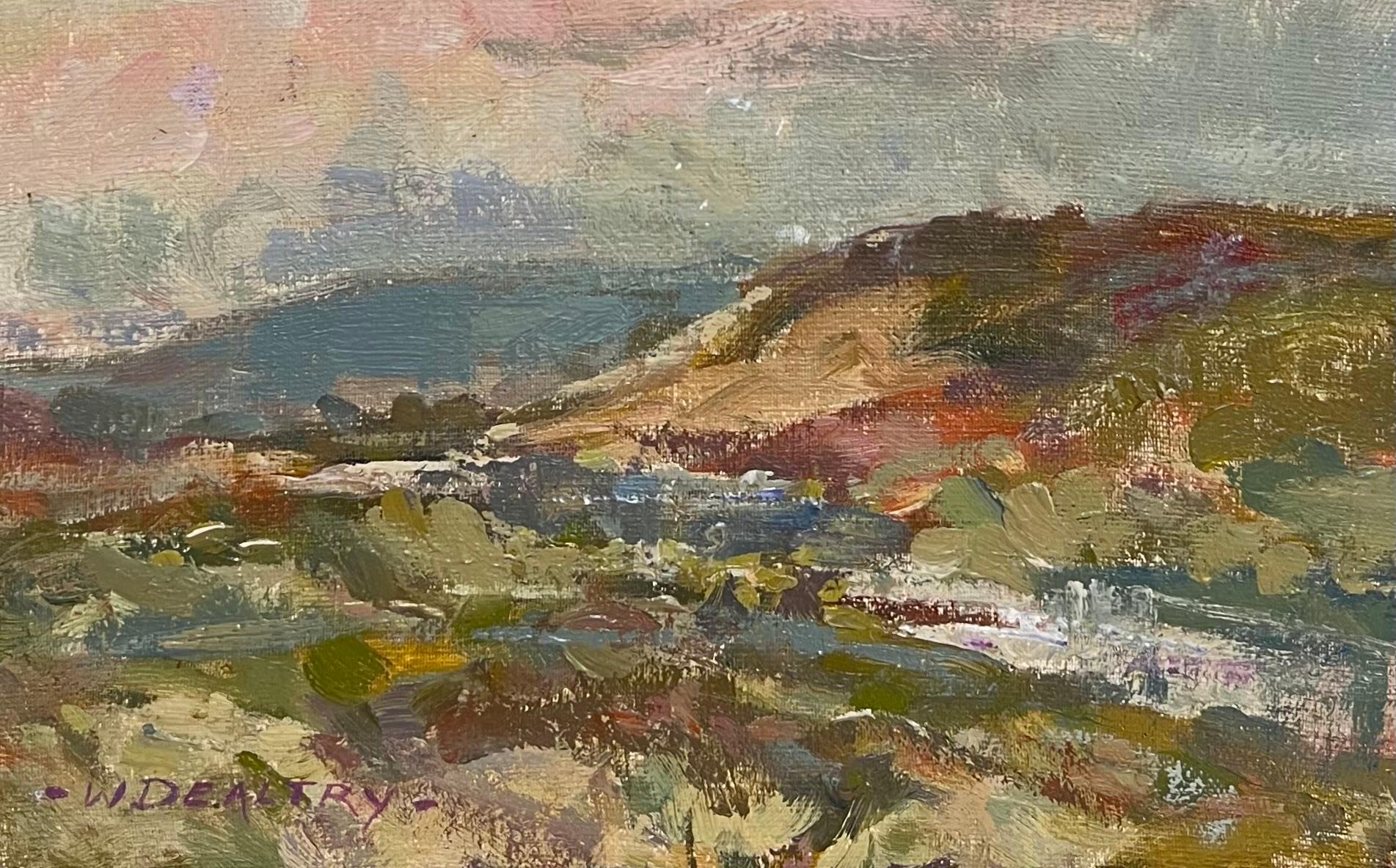 The Waters of Leith Schottischer Impressionist Signiertes Ölgemälde 20. Jahrhundert (Post-Impressionismus), Painting, von William B Dealtry