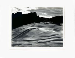 "Sand Stone" Photographie en noir et blanc Big Sur California 1973